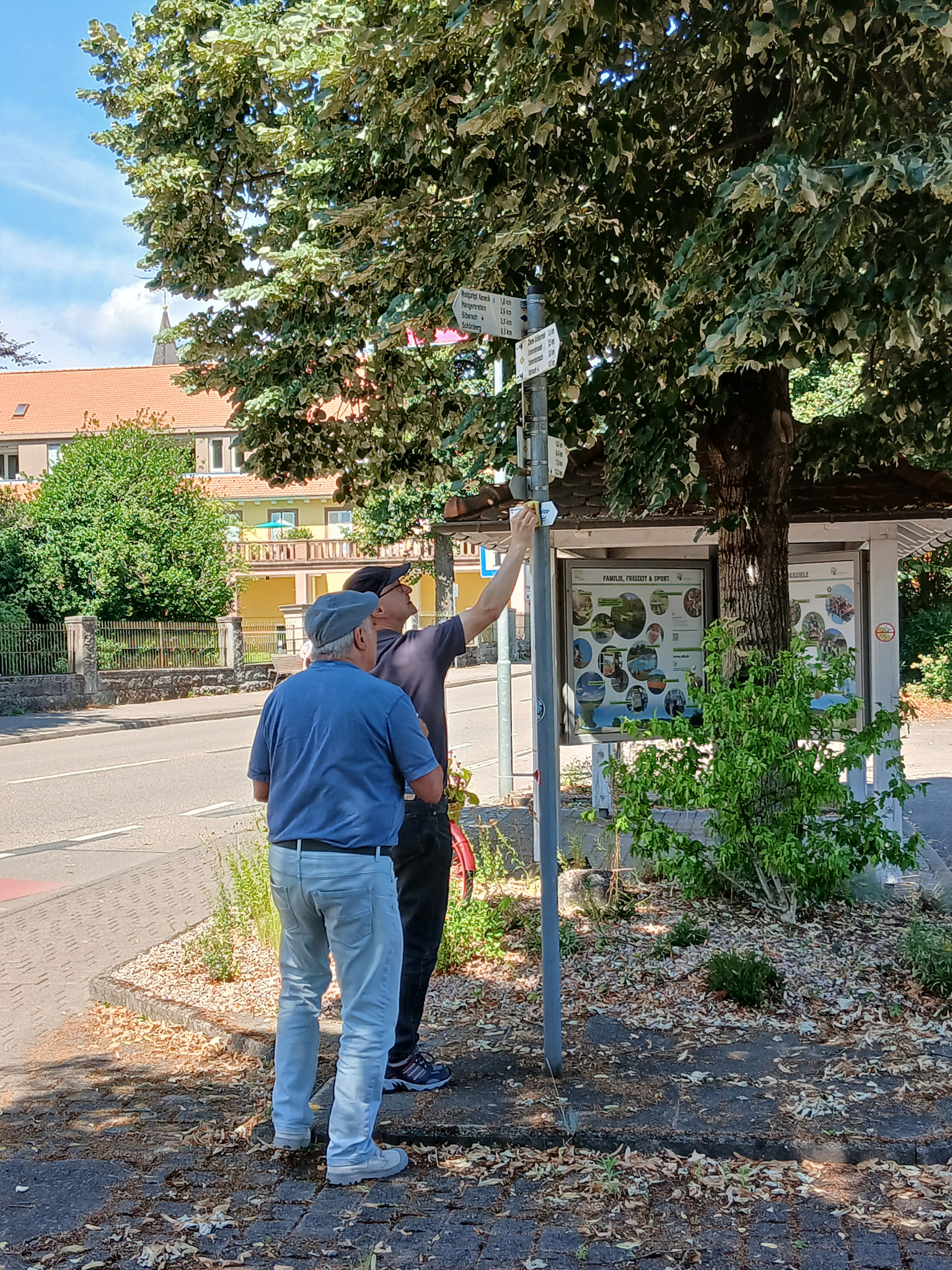 Schilder‑Putz‑Aktion